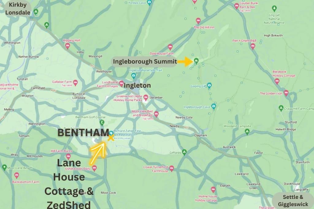 Cosy 3 Bed Cottage Near 3 Peaks - Log Burner & Aga Bentham Luaran gambar